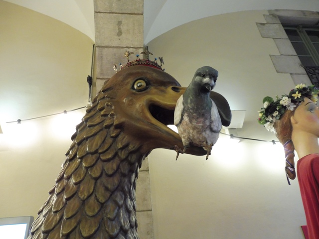Els Gegants de Mataró al Palau de la Virreina