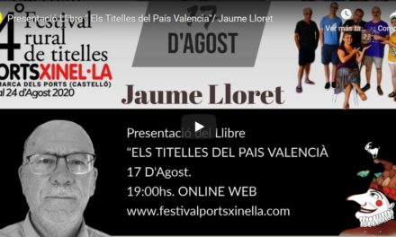 ‘Els titelles al País Valencià’: actualitat sobre el llibre de Juame Lloret
