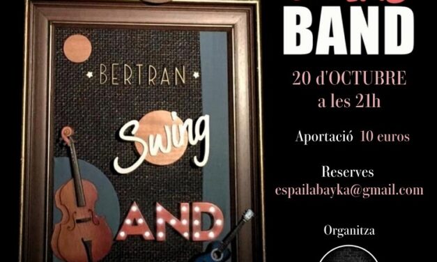 La Bayka comença temporada amb la Swing Band de Jordi Bertran