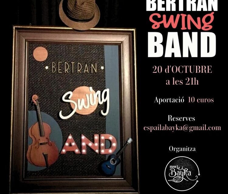 La Bayka comença temporada amb la Swing Band de Jordi Bertran